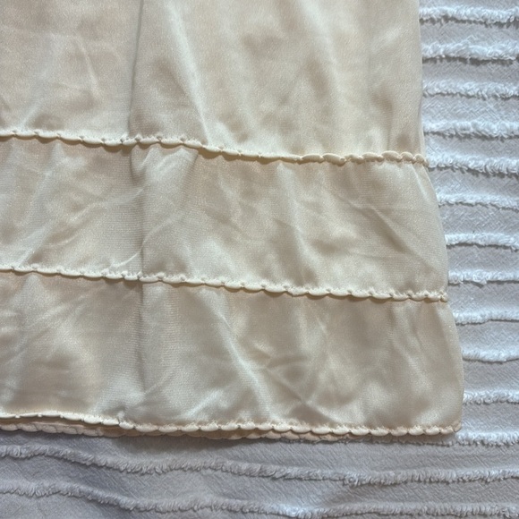 Vintage (Lot‎ of 2) Black & Ivory Slip dresses 34/36 coquette sexy romantic - Picture 10 of 13